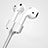 Silicone Anti-lost Strap Wire Cable Connector for Apple AirPods Silver