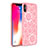 Silicone Candy Rubber 3D Three-Dimensional Flowers Soft Case for Apple iPhone X Pink