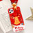 Silicone Candy Rubber Gel Christmas Pattern Soft Case Cover C03 for Apple iPhone 11 Pro Max Red