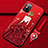 Silicone Candy Rubber Gel Dress Party Girl Soft Case Cover for Huawei Honor X10 Max 5G Red