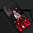 Silicone Candy Rubber Gel Dress Party Girl Soft Case Cover for Huawei P20 Lite (2019) Red and Black