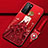 Silicone Candy Rubber Gel Dress Party Girl Soft Case Cover for Huawei P40 Pro Red