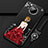 Silicone Candy Rubber Gel Dress Party Girl Soft Case Cover for Xiaomi Mi 10i 5G Red and Black