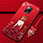 Silicone Candy Rubber Gel Dress Party Girl Soft Case Cover for Xiaomi Redmi 10X Pro 5G Red