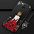 Silicone Candy Rubber Gel Dress Party Girl Soft Case Cover for Xiaomi Redmi 8A Red and Black