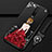 Silicone Candy Rubber Gel Dress Party Girl Soft Case Cover for Xiaomi Redmi K30 4G Red and Black