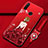 Silicone Candy Rubber Gel Dress Party Girl Soft Case Cover K01 for Huawei P30 Lite New Edition Red