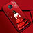 Silicone Candy Rubber Gel Dress Party Girl Soft Case Cover K02 for Huawei Mate 20 Pro Red