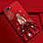 Silicone Candy Rubber Gel Dress Party Girl Soft Case Cover M04 for Oppo K1 Red Wine