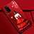 Silicone Candy Rubber Gel Dress Party Girl Soft Case Cover S01 for Huawei Honor V30 5G Red