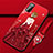 Silicone Candy Rubber Gel Dress Party Girl Soft Case Cover S03 for Huawei Honor V30 Pro 5G Red