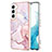 Silicone Candy Rubber Gel Fashionable Pattern Soft Case Cover for Samsung Galaxy S21 FE 5G Pink