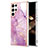 Silicone Candy Rubber Gel Fashionable Pattern Soft Case Cover for Samsung Galaxy S24 Ultra 5G Clove Purple