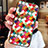 Silicone Candy Rubber Gel Fashionable Pattern Soft Case Cover K02 for Xiaomi Mi A3 Mixed