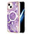 Silicone Candy Rubber Gel Fashionable Pattern Soft Case Cover Mag-Safe Magnetic for Apple iPhone 14 Plus