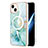 Silicone Candy Rubber Gel Fashionable Pattern Soft Case Cover Mag-Safe Magnetic for Apple iPhone 15 Plus