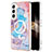 Silicone Candy Rubber Gel Fashionable Pattern Soft Case Cover Mag-Safe Magnetic for Samsung Galaxy S24 5G