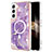 Silicone Candy Rubber Gel Fashionable Pattern Soft Case Cover Mag-Safe Magnetic for Samsung Galaxy S24 5G