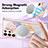 Silicone Candy Rubber Gel Fashionable Pattern Soft Case Cover Mag-Safe Magnetic for Samsung Galaxy S24 Ultra 5G