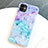 Silicone Candy Rubber Gel Fashionable Pattern Soft Case Cover S01 for Apple iPhone 11 Blue