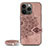 Silicone Candy Rubber Gel Fashionable Pattern Soft Case Cover S01 for Apple iPhone 13 Pro Rose Gold