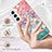 Silicone Candy Rubber Gel Fashionable Pattern Soft Case Cover S01 for Samsung Galaxy S21 FE 5G