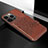 Silicone Candy Rubber Gel Fashionable Pattern Soft Case Cover S02 for Apple iPhone 13 Pro Brown