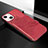 Silicone Candy Rubber Gel Fashionable Pattern Soft Case Cover S02 for Apple iPhone 13 Red