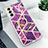 Silicone Candy Rubber Gel Fashionable Pattern Soft Case Cover S02 for Samsung Galaxy S21 5G Purple