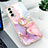 Silicone Candy Rubber Gel Fashionable Pattern Soft Case Cover S02 for Samsung Galaxy S22 5G Pink