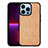 Silicone Candy Rubber Gel Fashionable Pattern Soft Case Cover S03 for Apple iPhone 13 Pro Orange