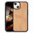 Silicone Candy Rubber Gel Fashionable Pattern Soft Case Cover S03 for Apple iPhone 15 Orange