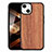 Silicone Candy Rubber Gel Fashionable Pattern Soft Case Cover S03 for Apple iPhone 15 Plus Light Brown