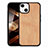 Silicone Candy Rubber Gel Fashionable Pattern Soft Case Cover S03 for Apple iPhone 15 Plus Orange