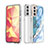 Silicone Candy Rubber Gel Fashionable Pattern Soft Case Cover S03 for Samsung Galaxy S21 FE 5G Blue