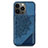 Silicone Candy Rubber Gel Fashionable Pattern Soft Case Cover S06 for Apple iPhone 13 Pro Blue