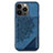 Silicone Candy Rubber Gel Fashionable Pattern Soft Case Cover S06 for Apple iPhone 13 Pro Max Blue