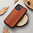 Silicone Candy Rubber Gel Fashionable Pattern Soft Case Cover S07 for Apple iPhone 13 Pro Brown