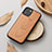 Silicone Candy Rubber Gel Fashionable Pattern Soft Case Cover S07 for Apple iPhone 13 Pro Orange