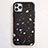 Silicone Candy Rubber Gel Fashionable Pattern Soft Case Cover S12 for Apple iPhone 11 Pro Max Black