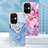 Silicone Candy Rubber Gel Fashionable Pattern Soft Case Cover with Finger Ring Stand Y01B for OnePlus Nord CE 3 5G