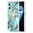 Silicone Candy Rubber Gel Fashionable Pattern Soft Case Cover with Finger Ring Stand Y01B for Realme 9i 4G