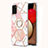 Silicone Candy Rubber Gel Fashionable Pattern Soft Case Cover with Finger Ring Stand Y01B for Samsung Galaxy A03s