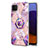 Silicone Candy Rubber Gel Fashionable Pattern Soft Case Cover with Finger Ring Stand Y01B for Samsung Galaxy A22 5G