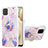 Silicone Candy Rubber Gel Fashionable Pattern Soft Case Cover with Finger Ring Stand Y01B for Samsung Galaxy F12