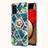 Silicone Candy Rubber Gel Fashionable Pattern Soft Case Cover with Finger Ring Stand Y01B for Samsung Galaxy M02s