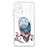 Silicone Candy Rubber Gel Fashionable Pattern Soft Case Cover with Finger Ring Stand Y01X for Samsung Galaxy A21s