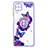 Silicone Candy Rubber Gel Fashionable Pattern Soft Case Cover with Finger Ring Stand Y01X for Samsung Galaxy A22 4G