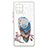 Silicone Candy Rubber Gel Fashionable Pattern Soft Case Cover with Finger Ring Stand Y01X for Samsung Galaxy A42 5G