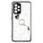 Silicone Candy Rubber Gel Fashionable Pattern Soft Case Cover with Finger Ring Stand Y01X for Samsung Galaxy A52 4G Black